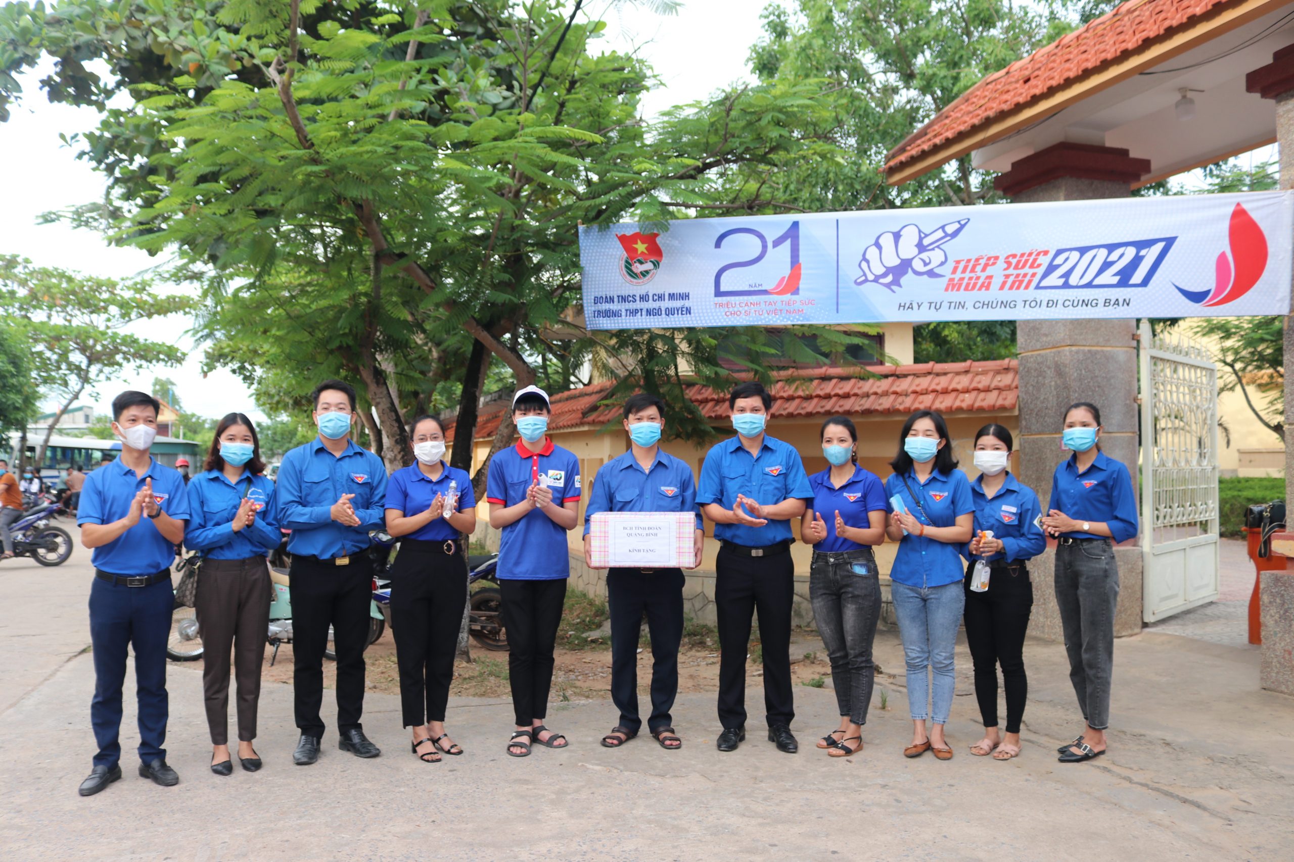 37 đội hình tình nguyện tiếp sức mùa thi tại Quảng Bình