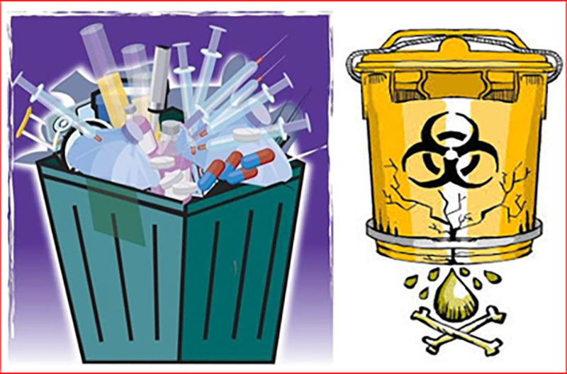 Công nghệ EB được ứng dụng trong việc xử lý rác thải y tế.