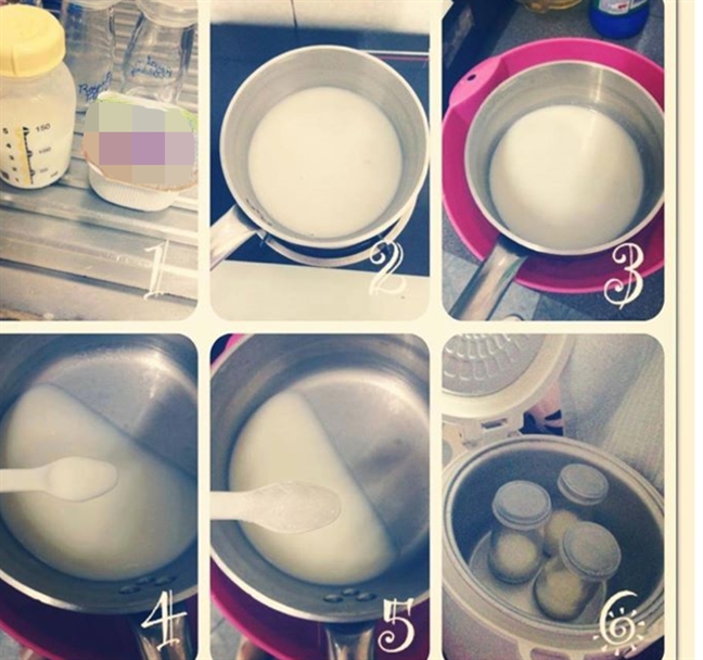Cách làm sữa chua từ sữa mẹ